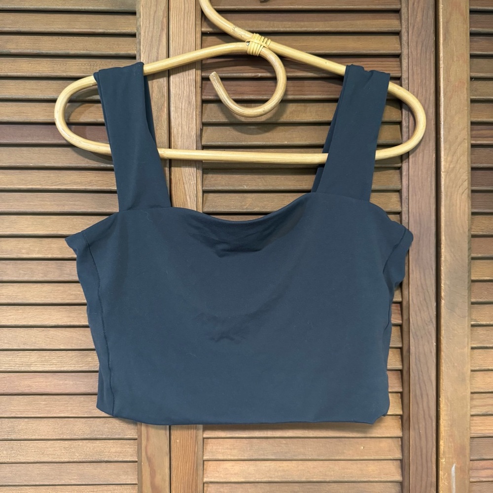 Left on Friday Frame Crop Top Black Medium